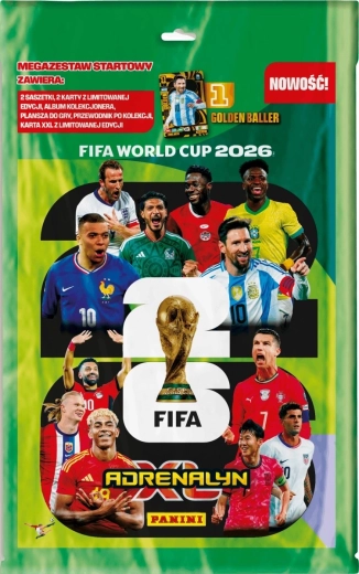 Panini FIFA World Cup 2026 set mega di avvio di carte collezionabili