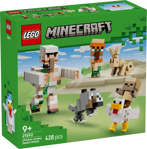 LEGO Minecraft Attacco del fantino di pollo nel deserto