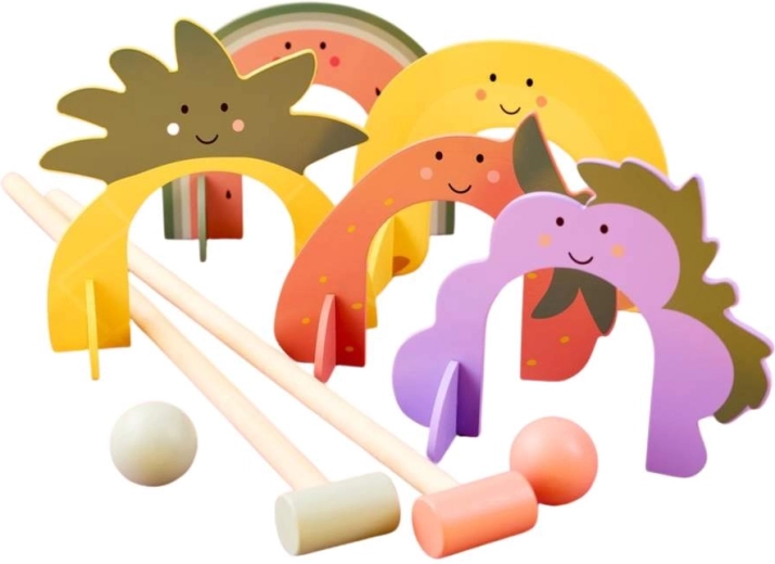 Jabadabado croquet in legno per bambini
