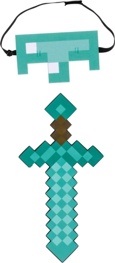 Iconico look pixelato di Minecraft