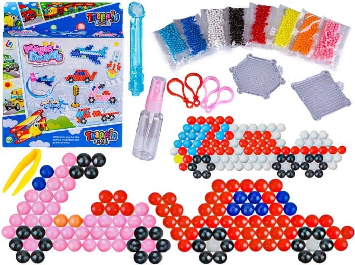 Perline ad acqua veicoli 800 pz, 8 colori