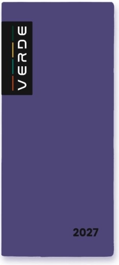 Agenda mensile in custodia PVC Violet 2027