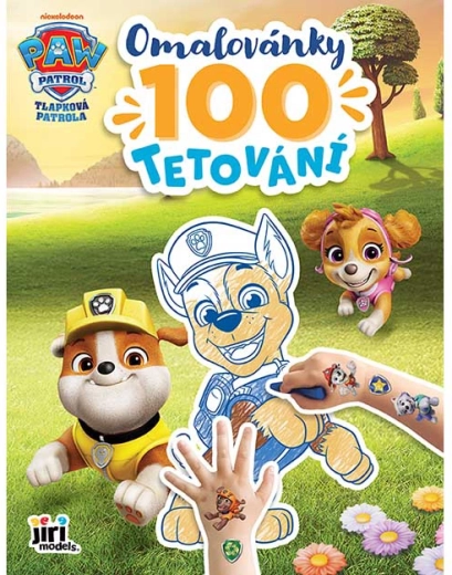 Libro da colorare e 100 tatuaggi Paw Patrol