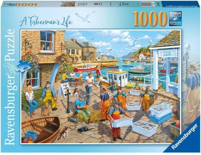 Puzzle Ravensburger Vita del pescatore 1000 pezzi