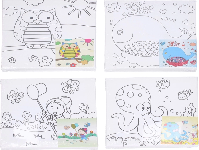 Pittura facile grazie a contorni chiari