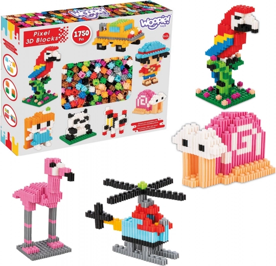 Costruzioni 3D PIXEL 1750 pezzi WOOPIE