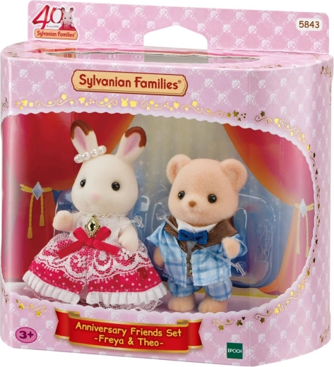 Sylvanian Families festa di compleanno per il 40° anniversario Freya e Theo - 2 pezzi