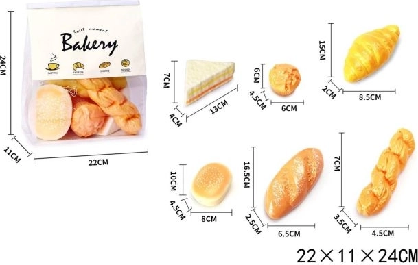 Set da cucina per bambini con prodotti da forno