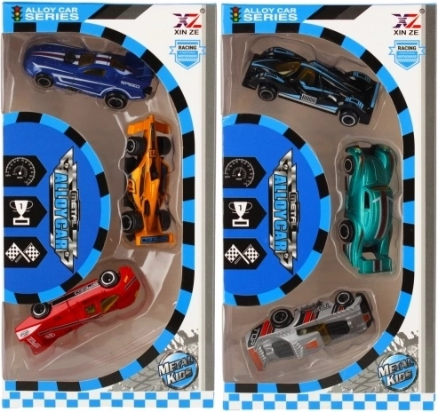 3 auto da corsa in un unico set