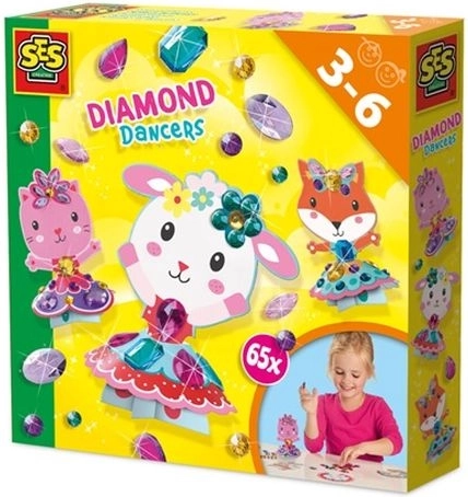 SES Creative Diamond dancers – kit creativo con adesivi diamantati