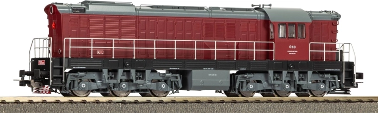 Locomotiva diesel Piko T 669 ČSD ep. IV con decoder sonoro, digitale