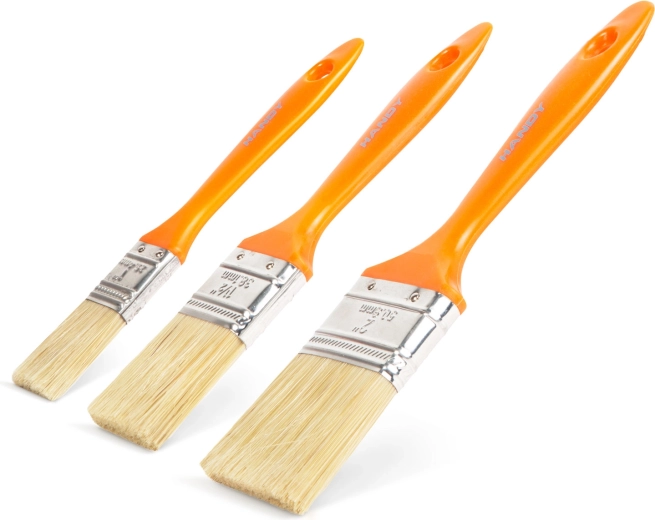Set di pennelli piatti da pittura 3 pezzi