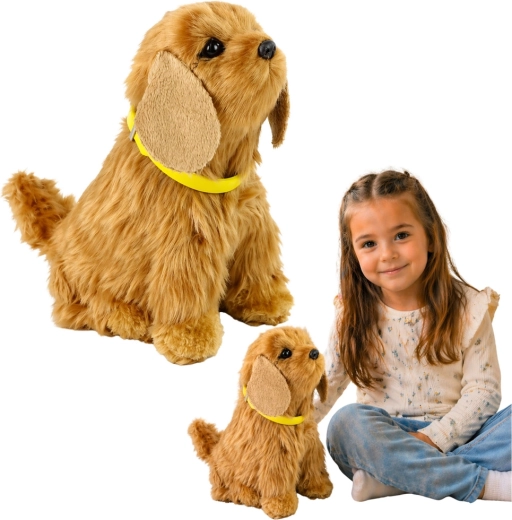 Cane di peluche interattivo cocker spaniel abbaia e scodinzola