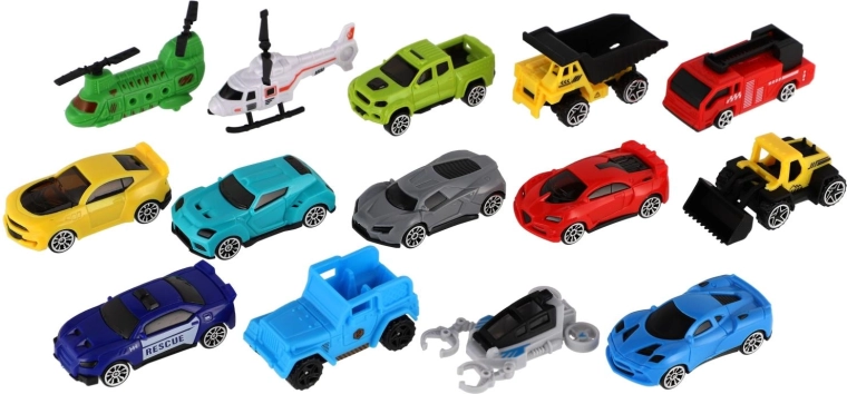 14 veicoli diversi per un gioco senza fine