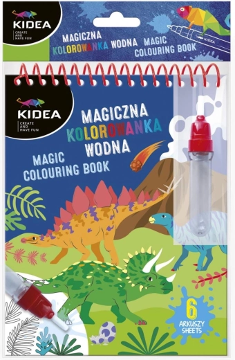 Pittura ad acqua Kidea dinosauri