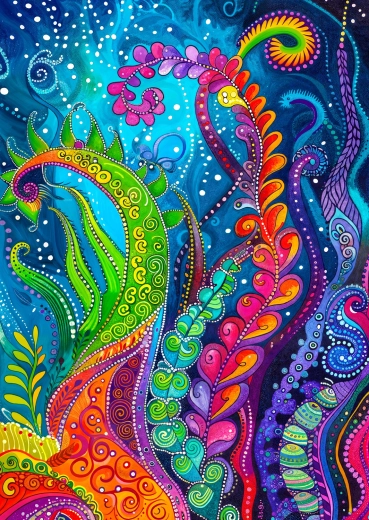 Puzzle Enjoy Spirali vivaci 1000 pezzi