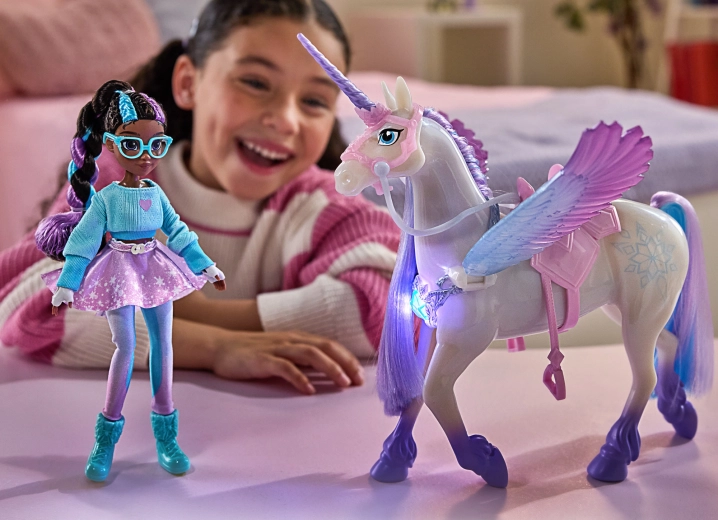 Unicorno interattivo Glacier con luci e suoni
