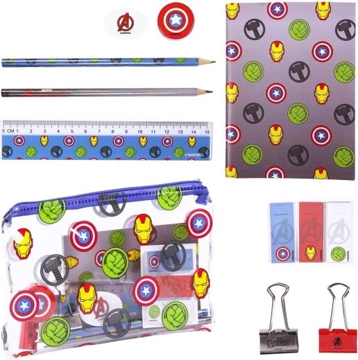 Set di cancelleria Avengers da 12 pezzi - 1 pezzo