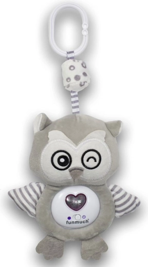 Giocattolo pendente in peluche Baby Mix gufo