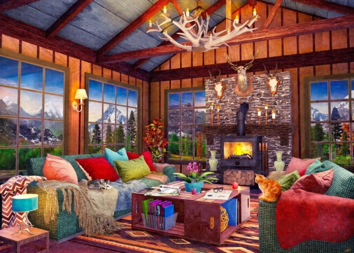 Puzzle Casa delle Vacanze 500 pezzi BLUEBIRD