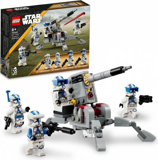 lego star wars pacchetto da battaglia – soldati clone della 501ª legione