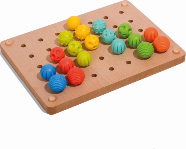 Pioli tattili dai colori vivaci