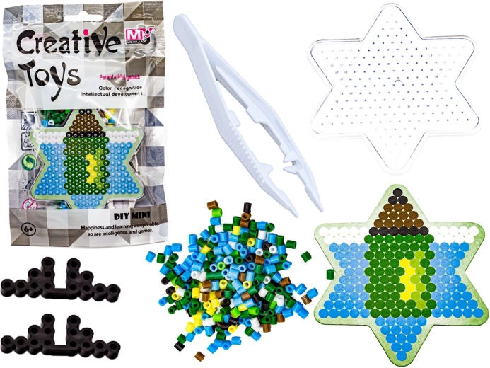 Perline da stirare – mini set con sagoma cactus (in sacchetto) - 1 pezzo