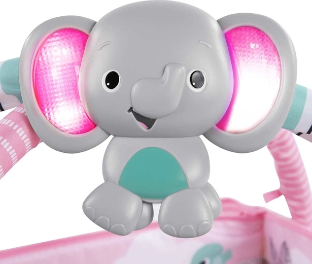 Elefantino luminoso e giochi rimovibili