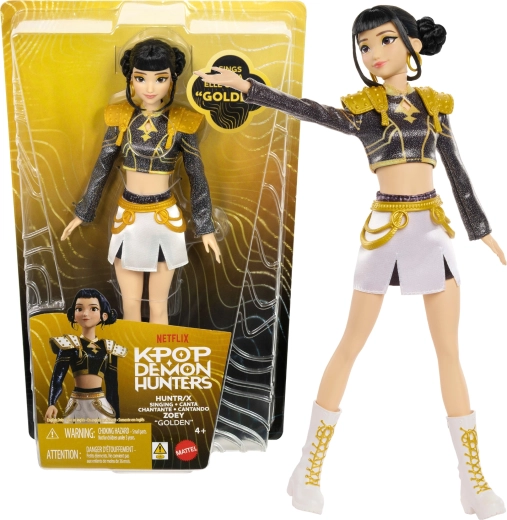 Bambola alla moda cantante KPop Demon Hunters HUNTR/X Zoey Golden