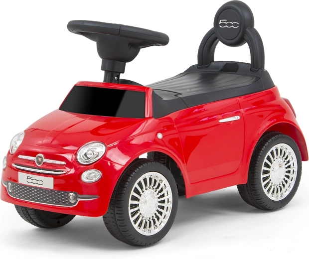 Primo cavalcabile per bambini Milly Mally Fiat 500 rosso