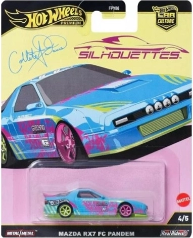 Modello premium Hot Wheels Mazda RX-7 FC Pandem in scala 1:64