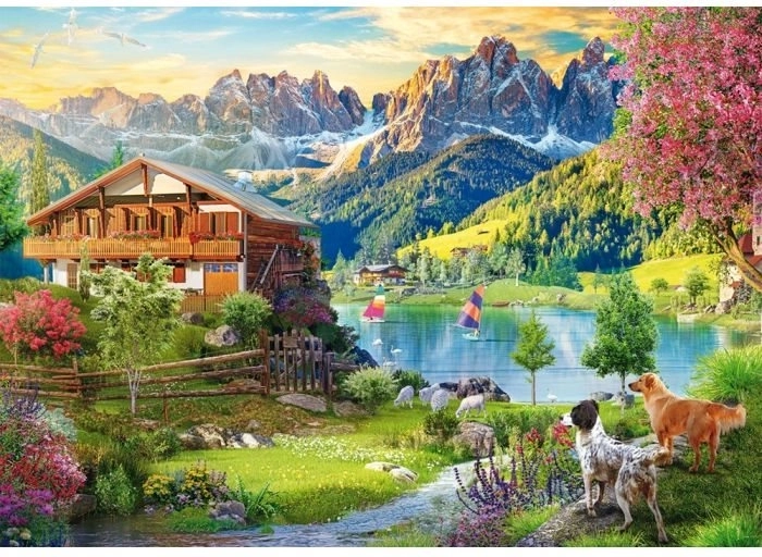 Puzzle Relax nelle Dolomiti 1000 pezzi SCHMIDT