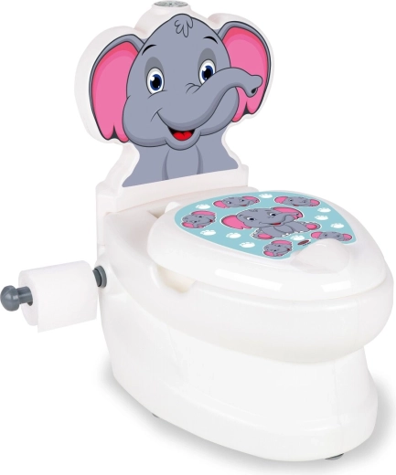 Vasino per bambini JAMARA Elefante con suono dello scarico e portarotolo