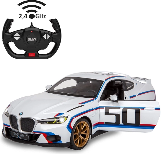 Auto RC BMW 3.0 CSL 1:14 bianca