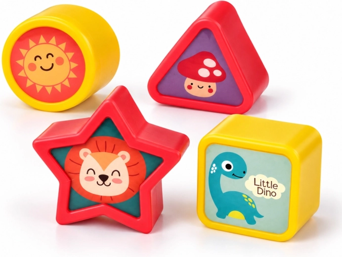 Gioco sensoriale con numeri e forme