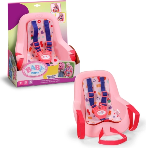 Seggiolino per bicicletta BABY born con fantasie