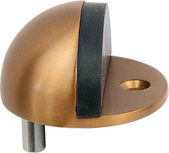 Fermaporta in acciaio inox con finitura rame 43 × 24 mm