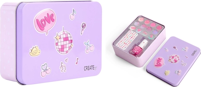 Create it! valigetta cosmetica con ombretti e smalto per unghie