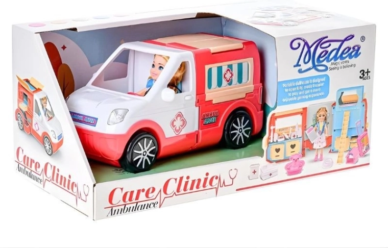 Ambulanza richiudibile con ruote mobili