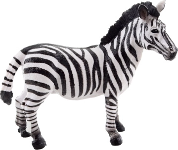 Figura di zebra in plastica 10 cm