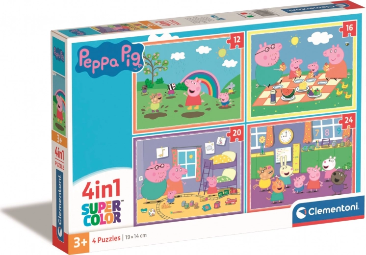 Clementoni Puzzle Peppa Pig 4v1
