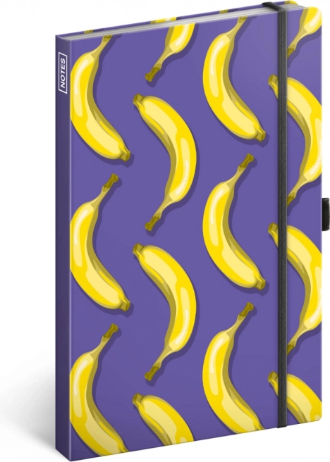 Notique quaderno a righe Banane 13 × 21 cm