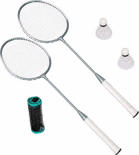 Set da badminton pieghevole 4 in 1 in valigetta - 1 pezzo