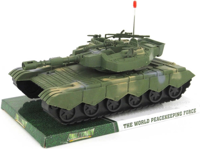 Carro armato militare in plastica a frizione 32 cm - 1 pezzo