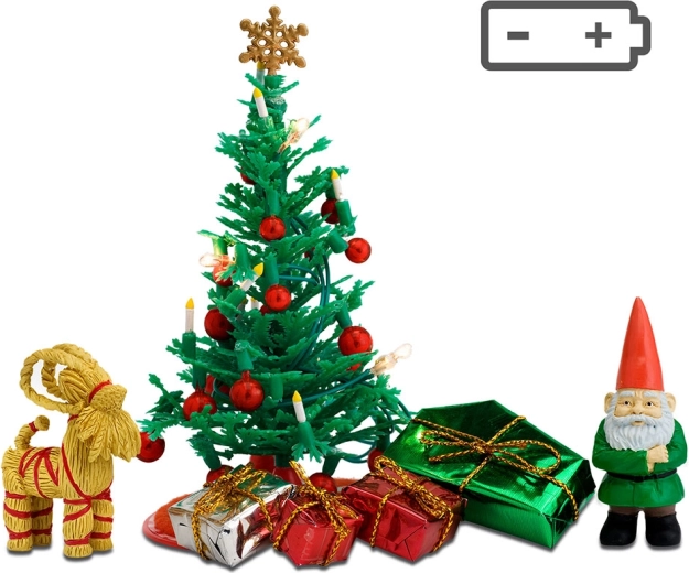 Set di decorazioni natalizie Lundby per casa delle bambole