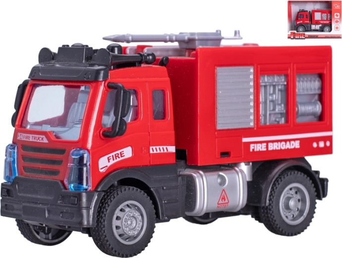 Camion dei pompieri con cannone ad acqua 12 cm, carica a retrofrizione