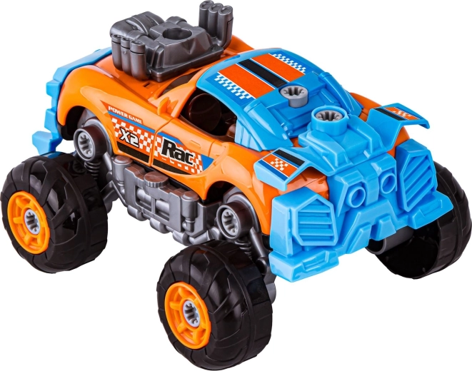 Conversione 3 in 1: auto sportiva e monster truck