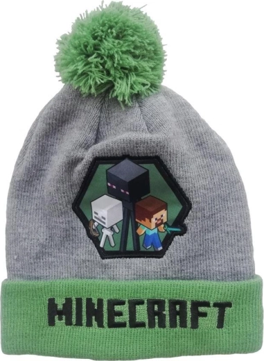 Berretto verde-grigio Minecraft