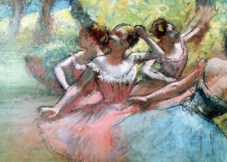 Ravensburger Puzzle Art Collection: Quattro ballerine sul palco 1000 pezzi