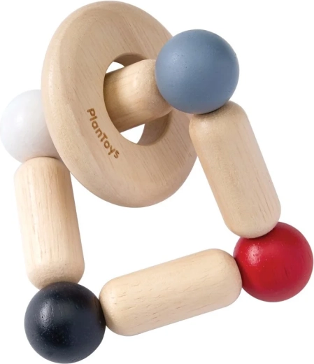 PlanToys sonaglio a contrasto quadrato